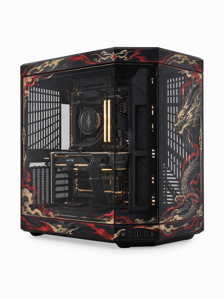 0086 Y70 NEZHA Desktop Assembled Gaming PC AMD