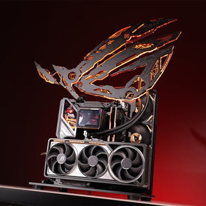 【客製化】ROG Eye of Republic 開放式遊戲電腦機殼 | 全面客製化、RGB 環境燈效、支援氣冷或水冷散熱