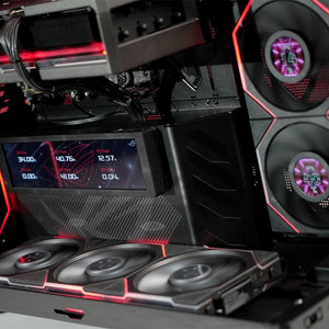【客製化】ASUS ROG Cronox GR801 全塔式電競機殼 | 完全客製化、9.2 吋 LCD 面板、支援氣冷或水冷散熱