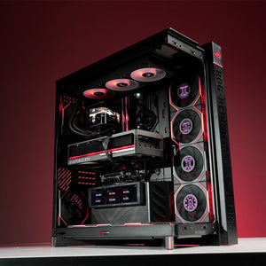 【客製化】ASUS ROG Cronox GR801 全塔式電競機殼 | 完全客製化、9.2 吋 LCD 面板、支援氣冷或水冷散熱