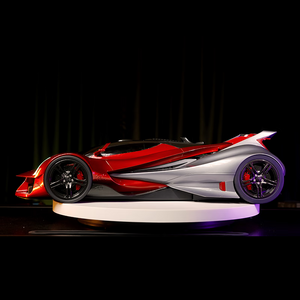 超級跑車造型開放式電競電腦機殼 | 全面可客製化、RGB 環境燈效、支援氣冷或水冷散熱