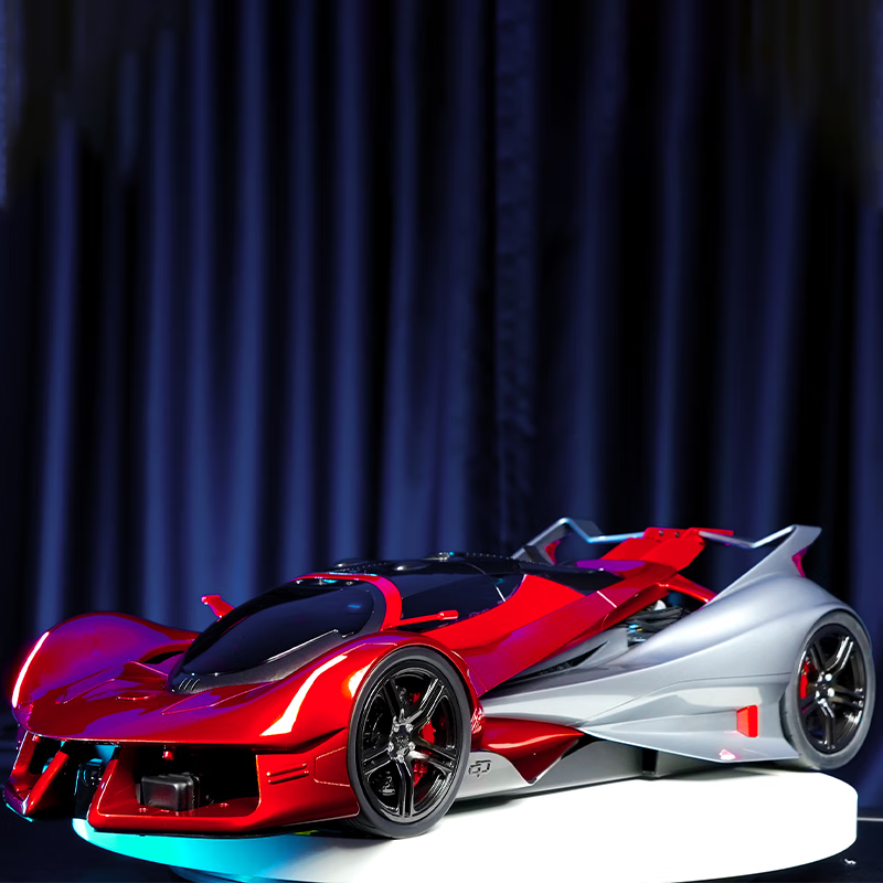 超級跑車造型開放式電競電腦機殼 | 全面可客製化、RGB 環境燈效、支援氣冷或水冷散熱