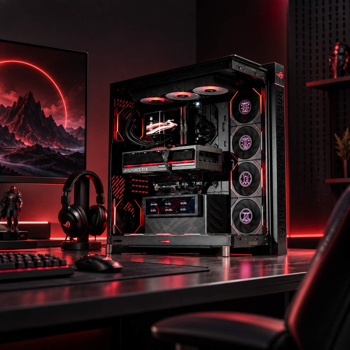 0086 ROG GR801 Enthusiast Gaming PC | Ryzen 7 9800X3D + GeForce RTX