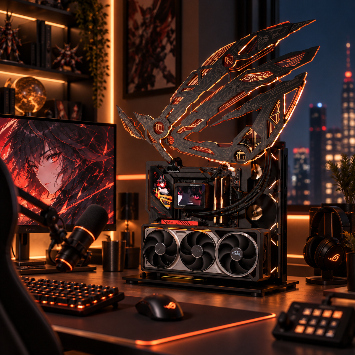 0086 Gaming PC | AMD R7 9800x3d RTX5070TI-RTX5080